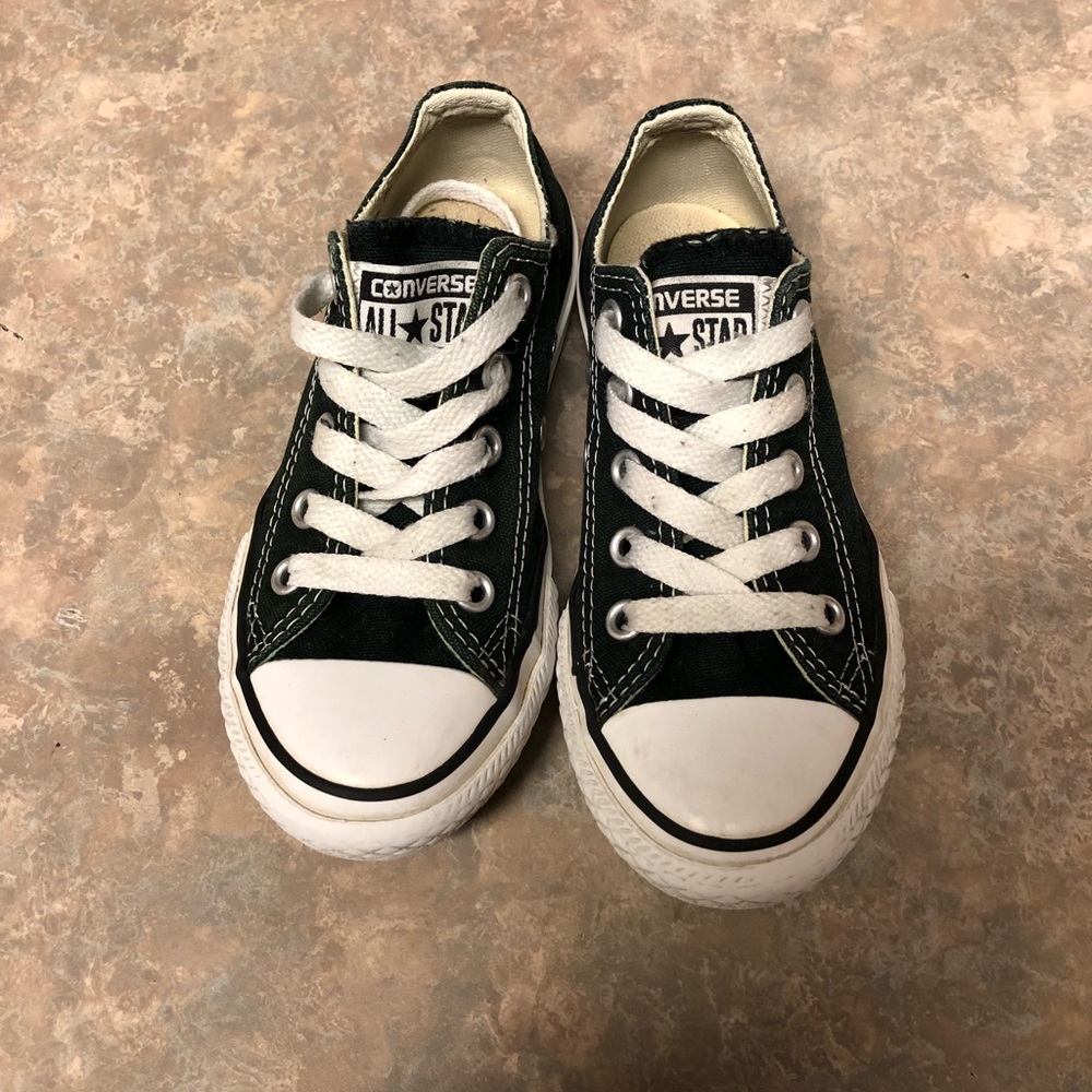 Toddler black converse